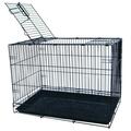 Yml 20 in. Small Animal- Dog Kennel Cage - Black SA20G